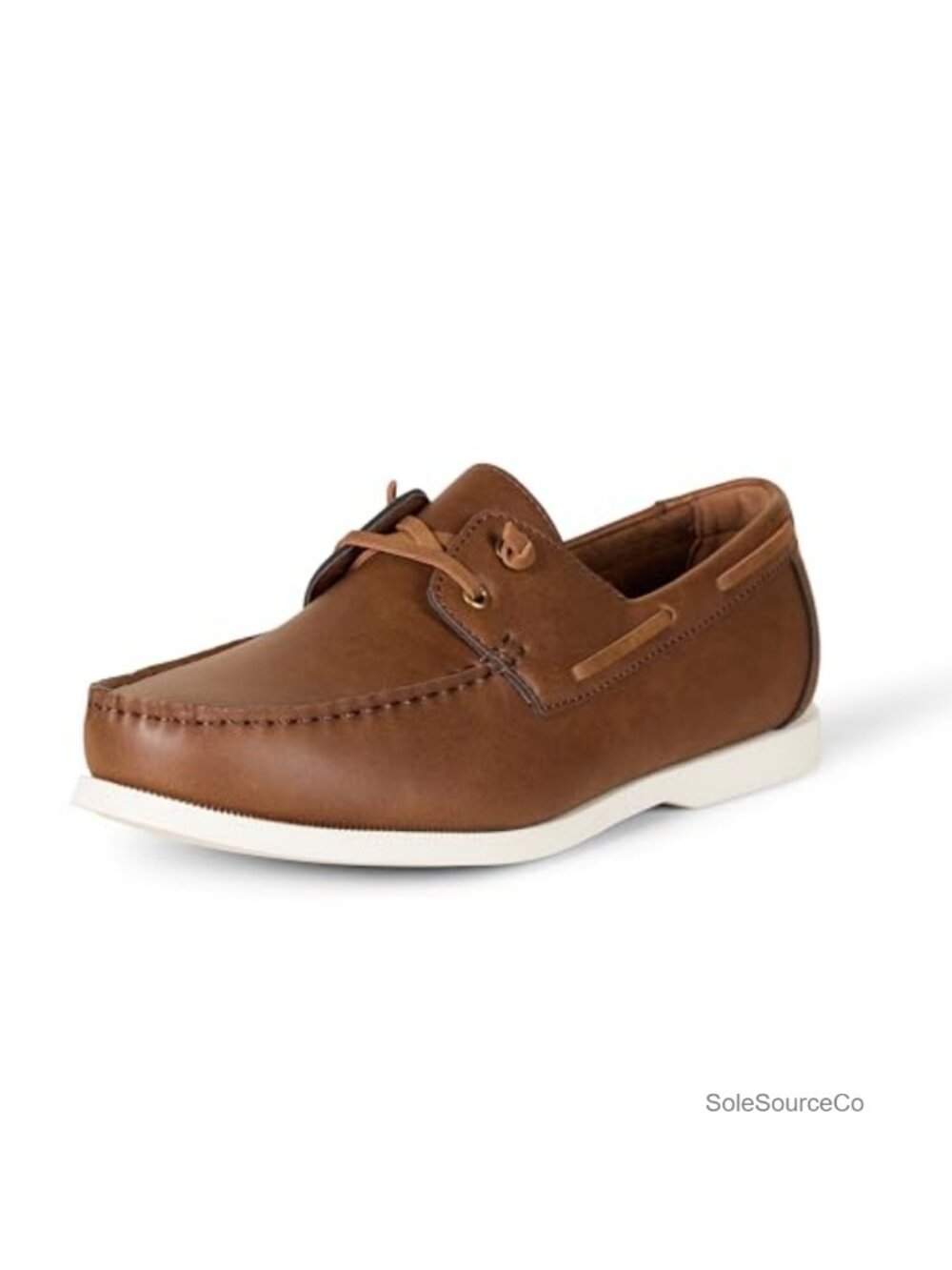 Men's Slip-On Boat Shoes with Ventilation, Non Slip, Faux Leather